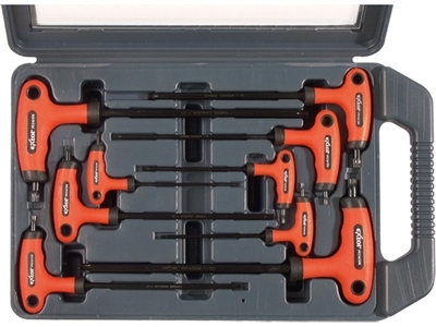 EXTOL - T-klíče TORX, sada 9ks, T10-50 - 1