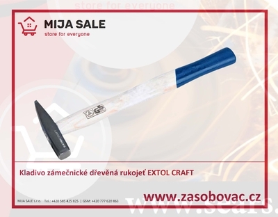 Kladivo zámečnické dřevěná rukojeť 600 g EXTOL CRAFT - 1